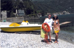 bellezze al bagno posano con Mc Berta